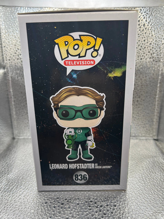 Funko POP - Television - The Big Bang Theory - Leonard Hofstadter (As The Green Lantern) FRENLY BRICKS - Open 7 Days