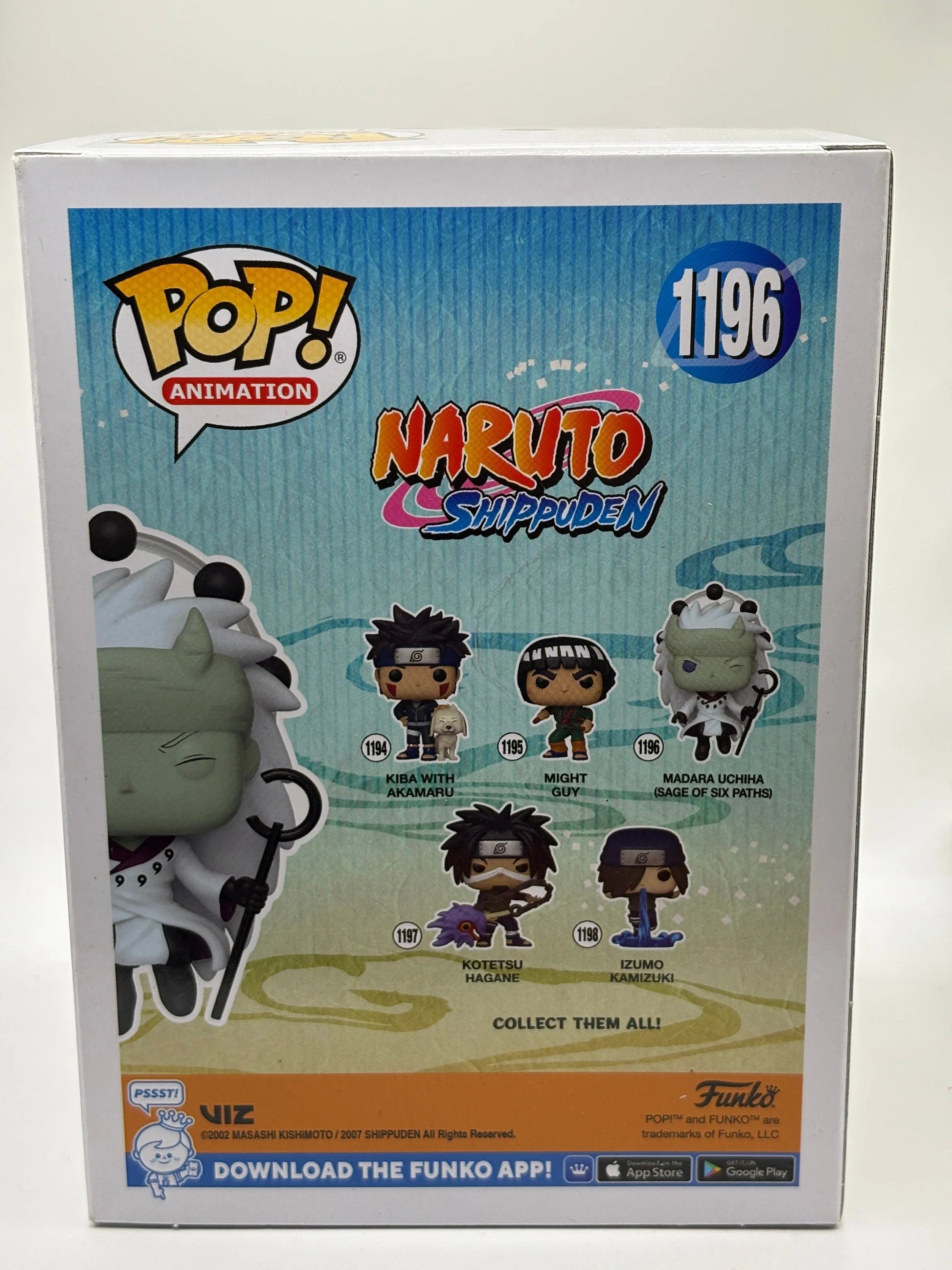Funko POP! Animation Naruto #1196 Madara Uchiha Signed with Cert Neil Kaplan FRENLY BRICKS - Open 7 Days