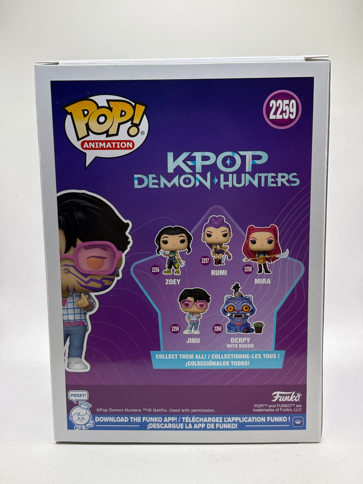Funko POP! Animation K-POP Demon Hunters #2259 Jinu with Patterns Chase image 3
