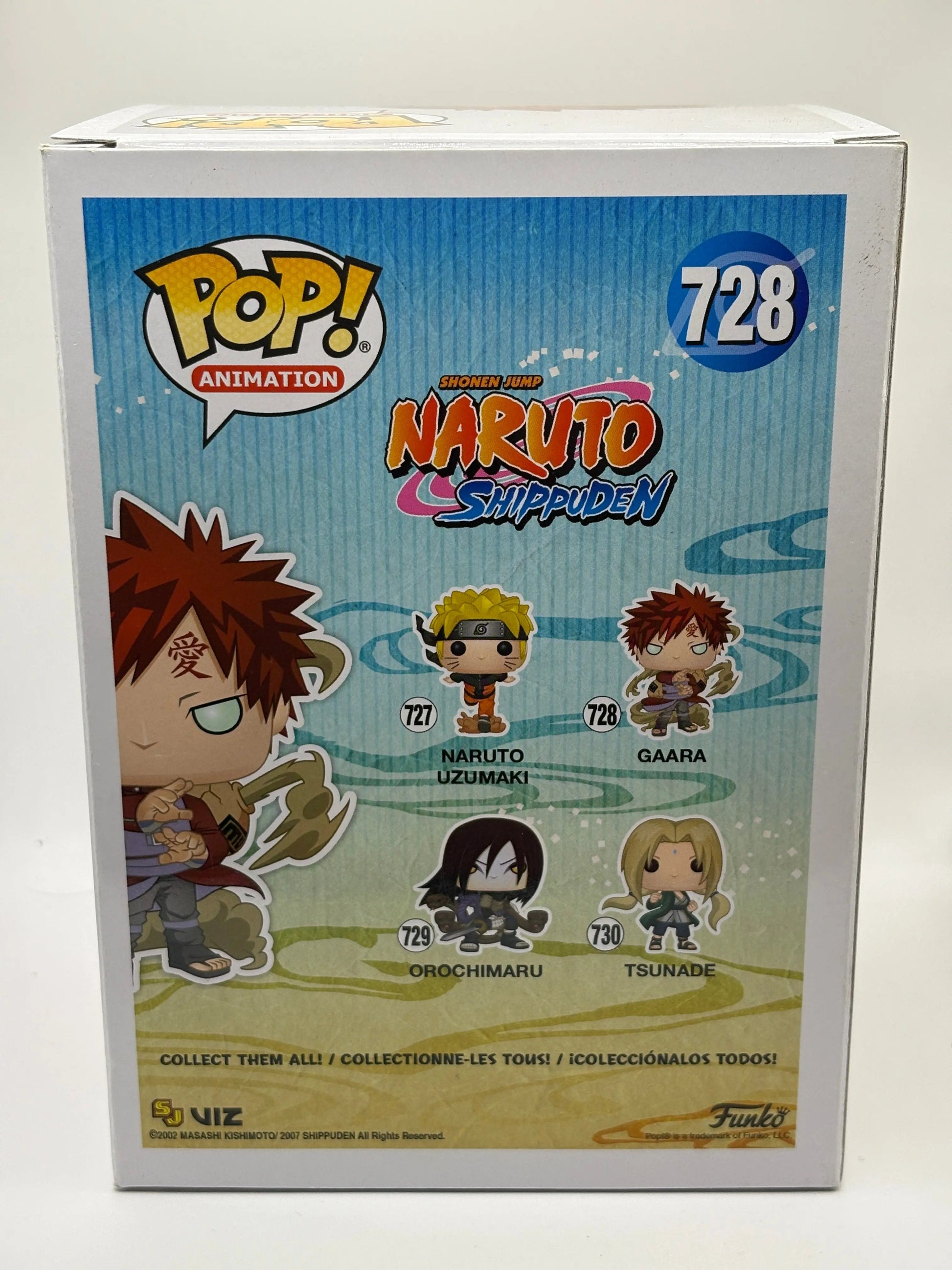 Funko POP! Naruto Shippuden #728 Gaara Signed + Cert Popeteers Pre-release Exclusive FRENLY BRICKS - Open 7 Days