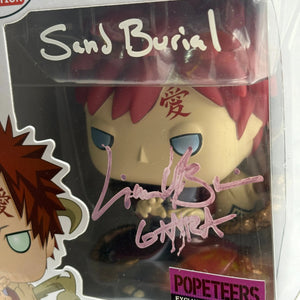 Funko POP! Naruto Shippuden #728 Gaara Signed + Cert Popeteers Pre-release Exclusive FRENLY BRICKS - Open 7 Days