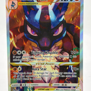 Pokemon TCG SWSH Promos - Lucario VSTAR SWSH291 LP Full Art FRENLY BRICKS - Open 7 Days