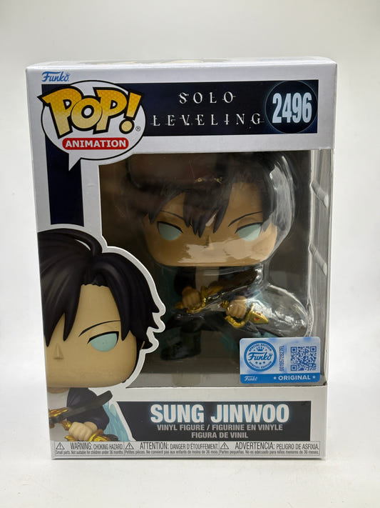 Funko POP! Animation Solo Leveling #2496 Sung Jinwoo Vinyl Figure