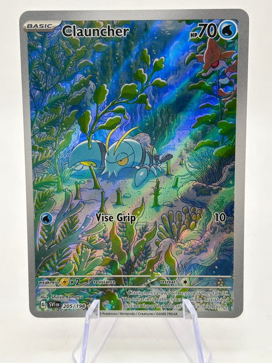 Pokemon TCG SV1 Base Set - Clauncher 205/198 Illustration Rare Nm FRENLY BRICKS - Open 7 Days