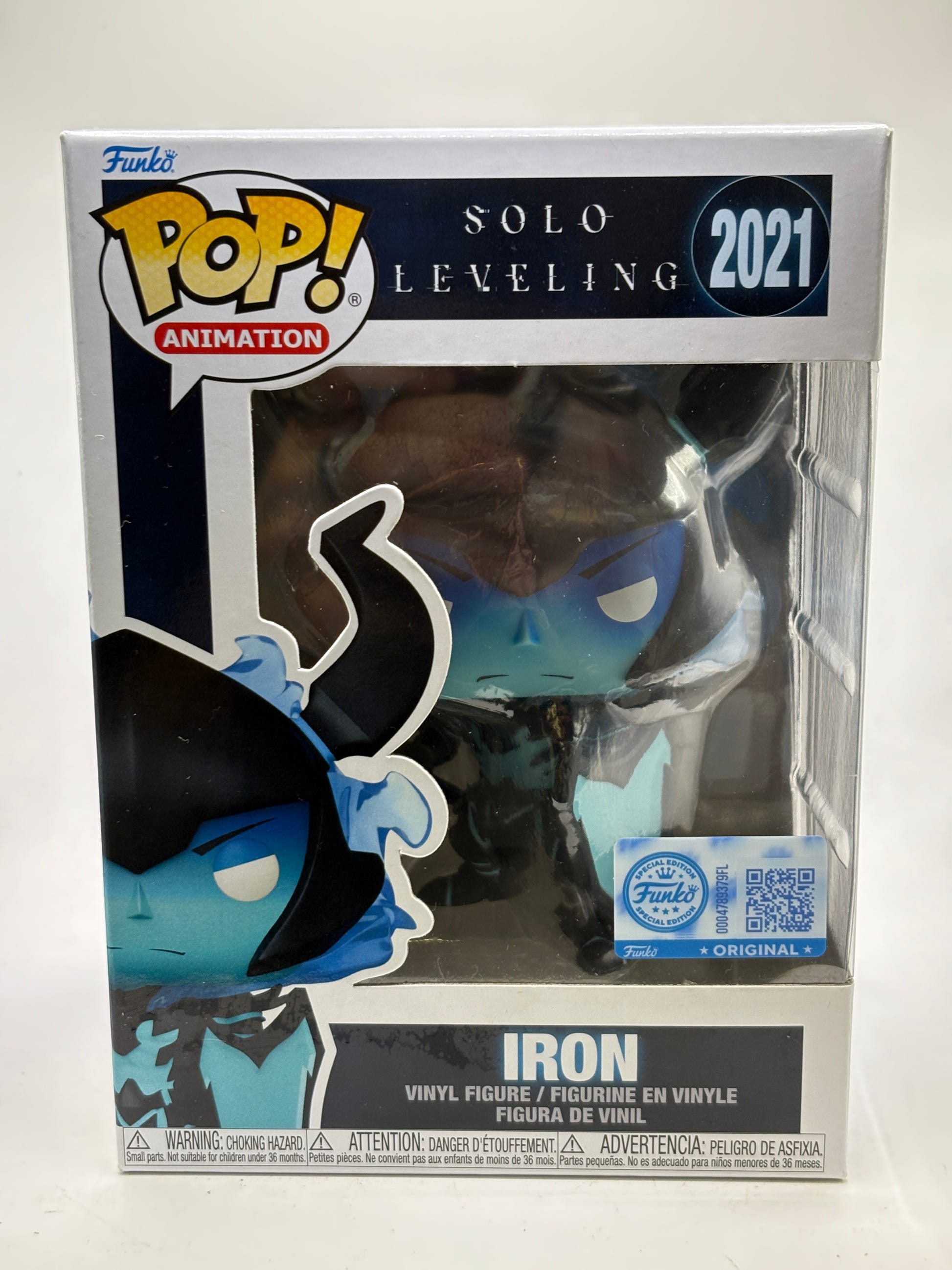 Funko POP! Animation Solo Leveling #2021 Iron Vinyl Figure image 1
