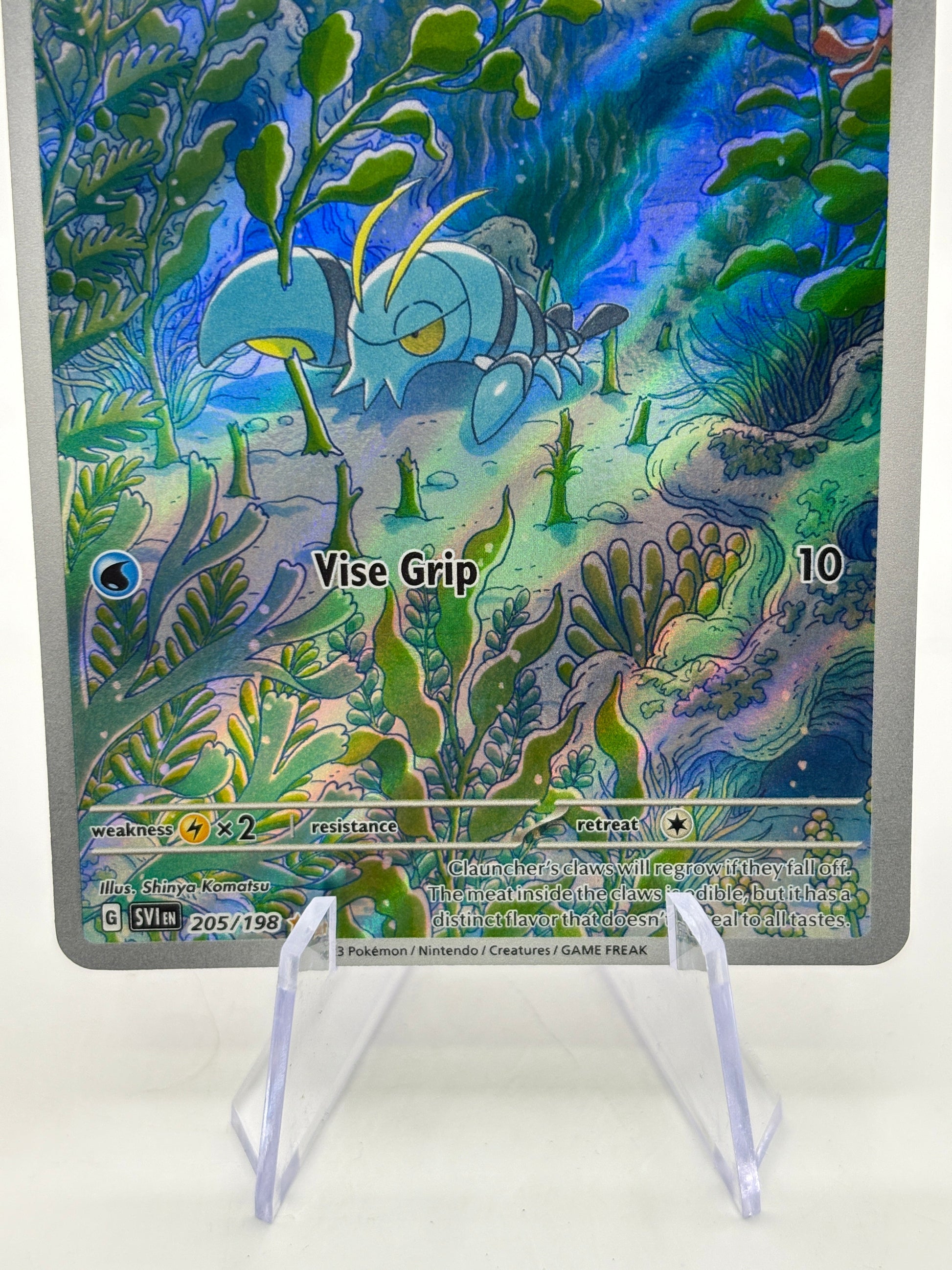Pokemon TCG SV1 Base Set - Clauncher 205/198 Illustration Rare Nm FRENLY BRICKS - Open 7 Days