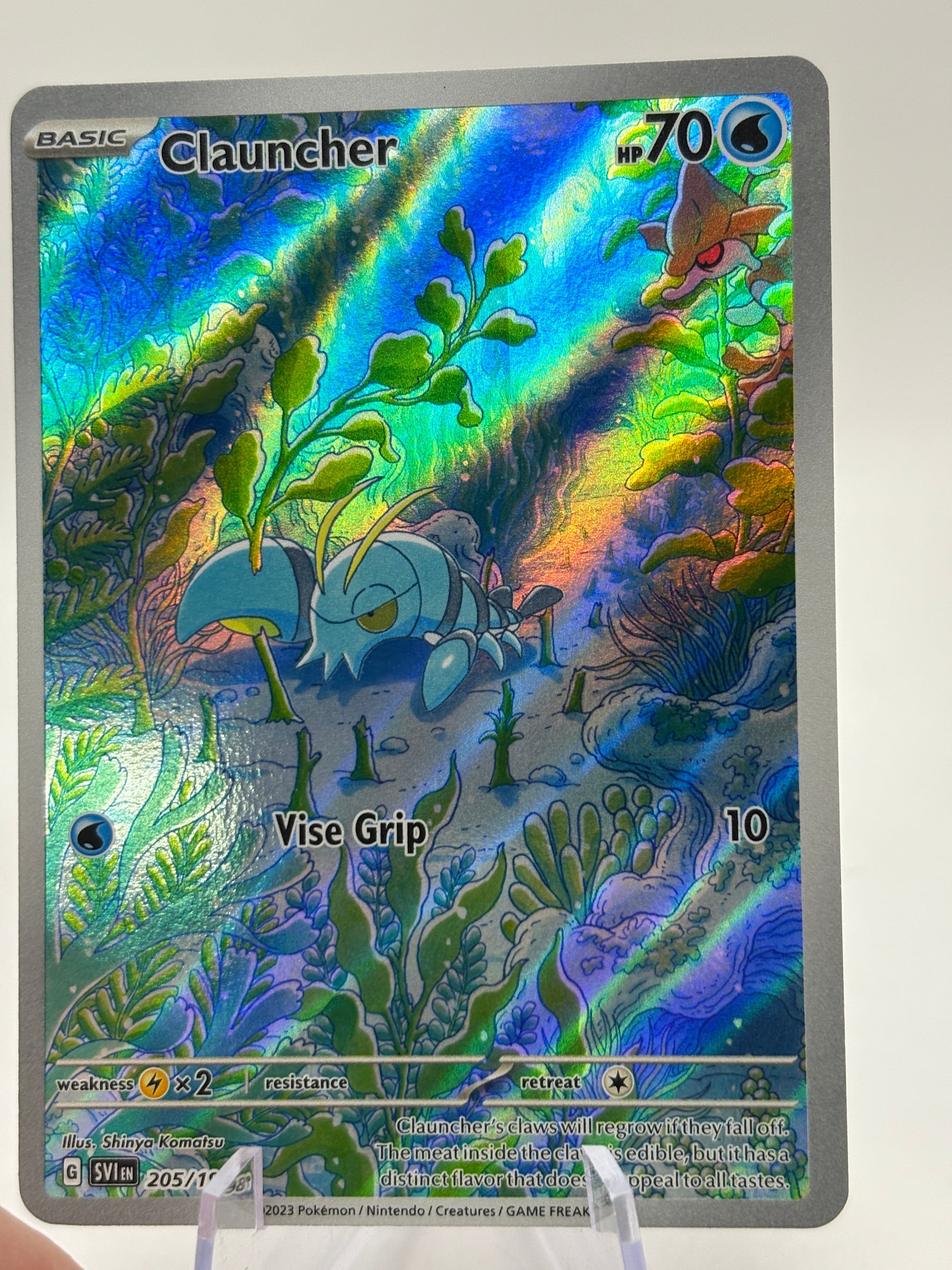 Pokemon TCG SV1 Base Set - Clauncher 205/198 Illustration Rare Nm FRENLY BRICKS - Open 7 Days