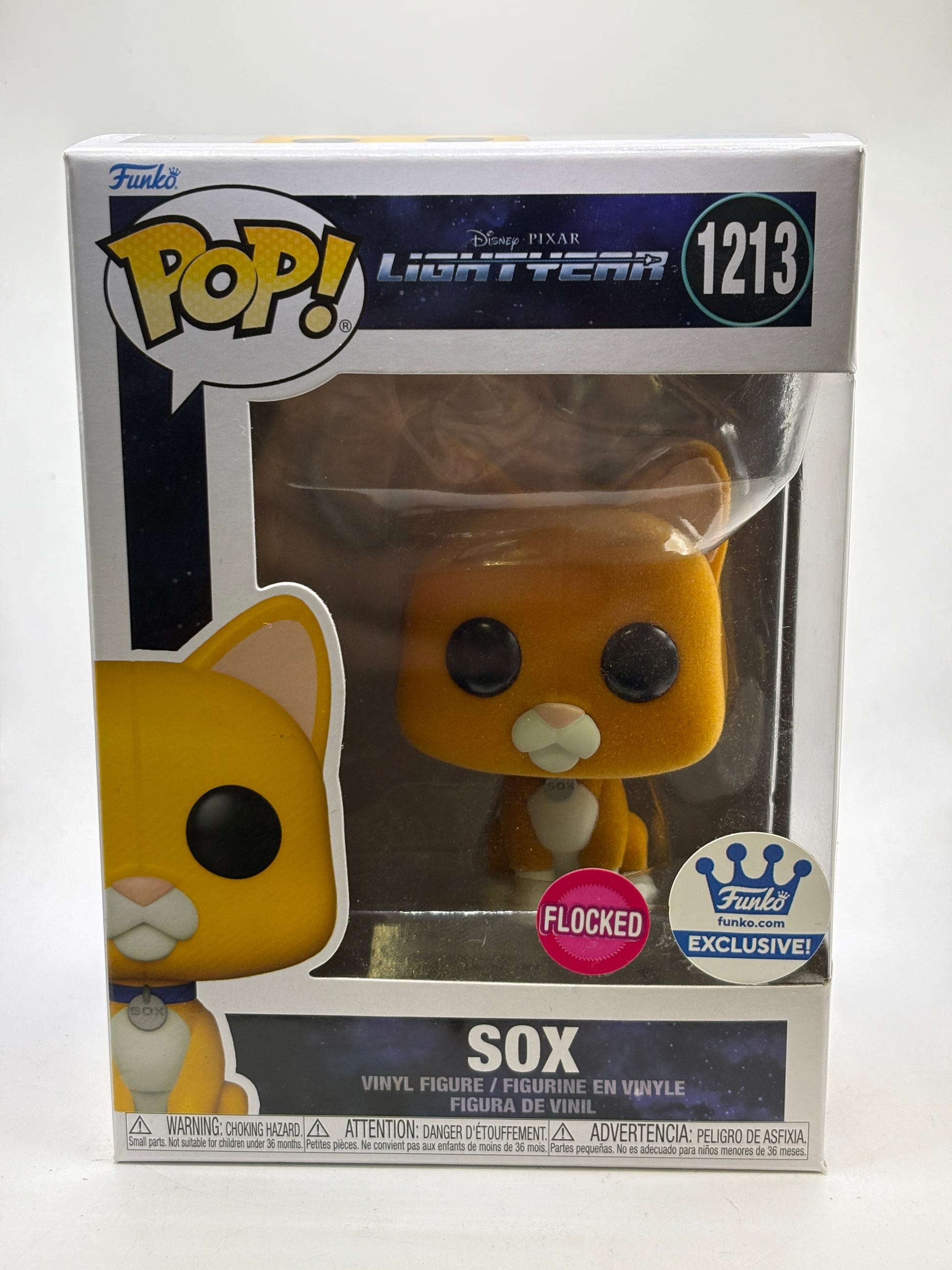 Funko POP! Lightyear #1213 Sox Flocked Vinyl Figure image 1