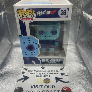 Funko Pop! 8- Bit - Friday the 13th Jason Voorhees #26 FRENLY BRICKS - Open 7 Days