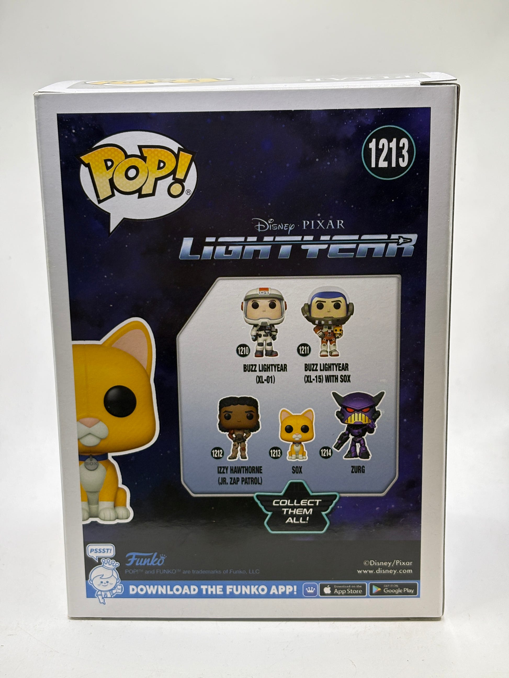 Funko POP! Lightyear #1213 Sox Flocked Vinyl Figure image 3