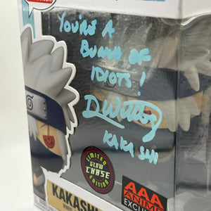 Funko POP! Naruto Kakashi Hatake #1199 Chase AAA Signed JSA Cert Dave Wittenberg FRENLY BRICKS - Open 7 Days