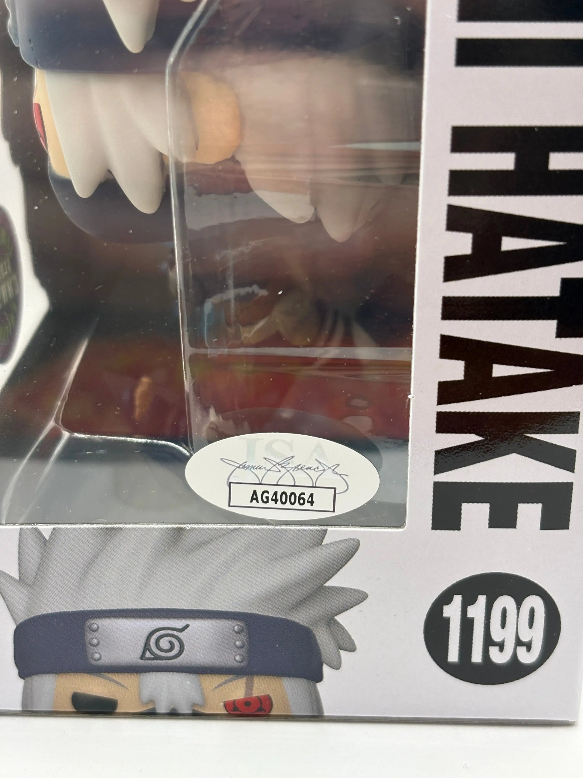 Funko POP! Naruto Kakashi Hatake #1199 Chase AAA Signed JSA Cert Dave Wittenberg FRENLY BRICKS - Open 7 Days