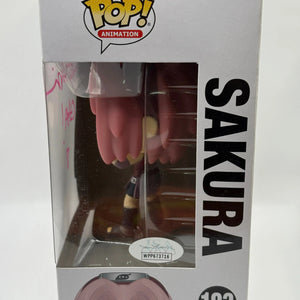 Funko POP! Naruto Shippuden  #183 Sakura Signed JSA Certification FRENLY BRICKS - Open 7 Days