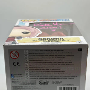 Funko POP! Naruto Shippuden  #183 Sakura Signed JSA Certification FRENLY BRICKS - Open 7 Days