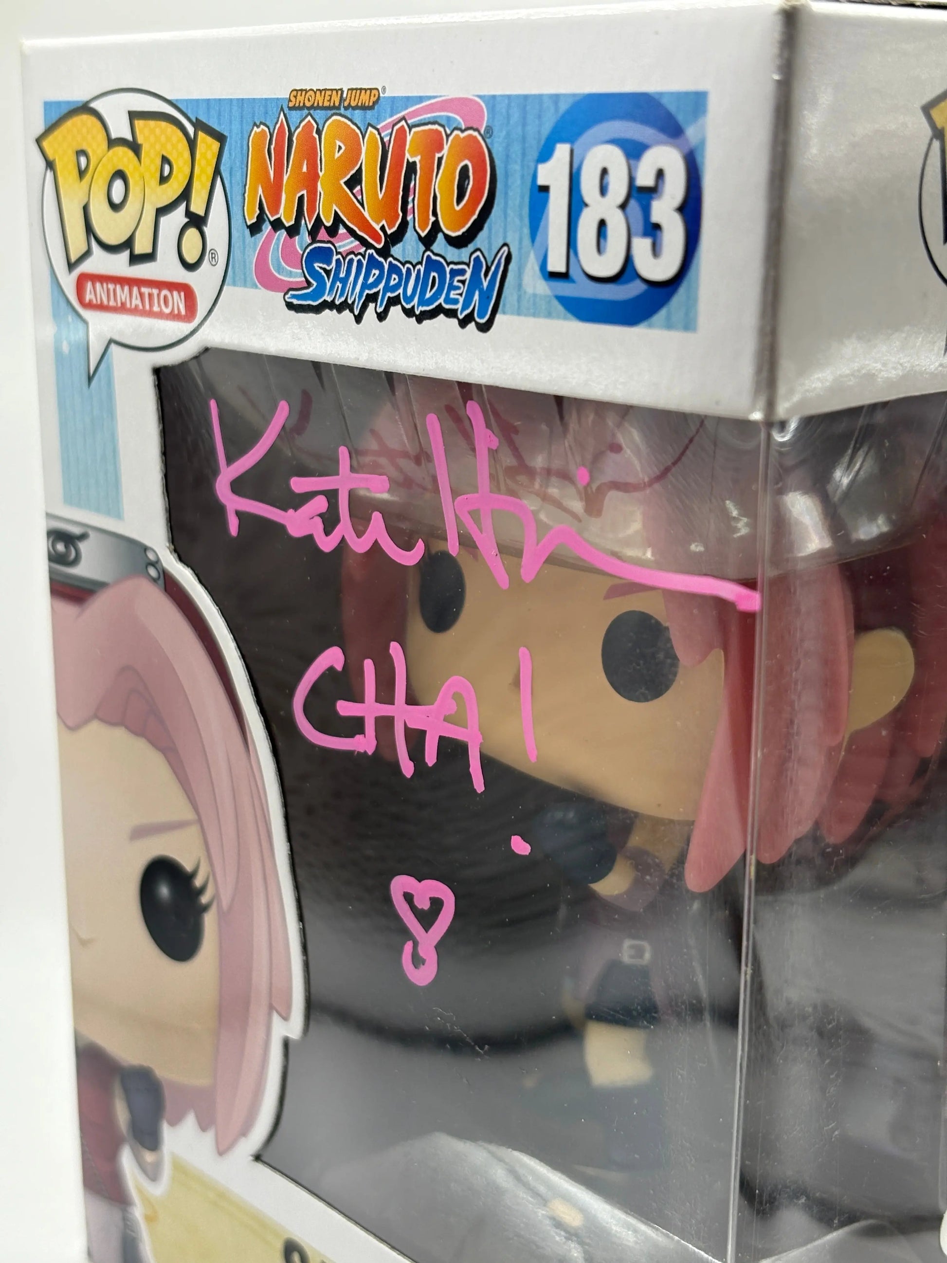 Funko POP! Naruto Shippuden  #183 Sakura Signed JSA Certification FRENLY BRICKS - Open 7 Days