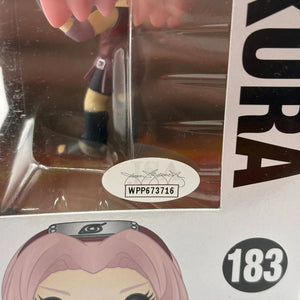 Funko POP! Naruto Shippuden  #183 Sakura Signed JSA Certification FRENLY BRICKS - Open 7 Days