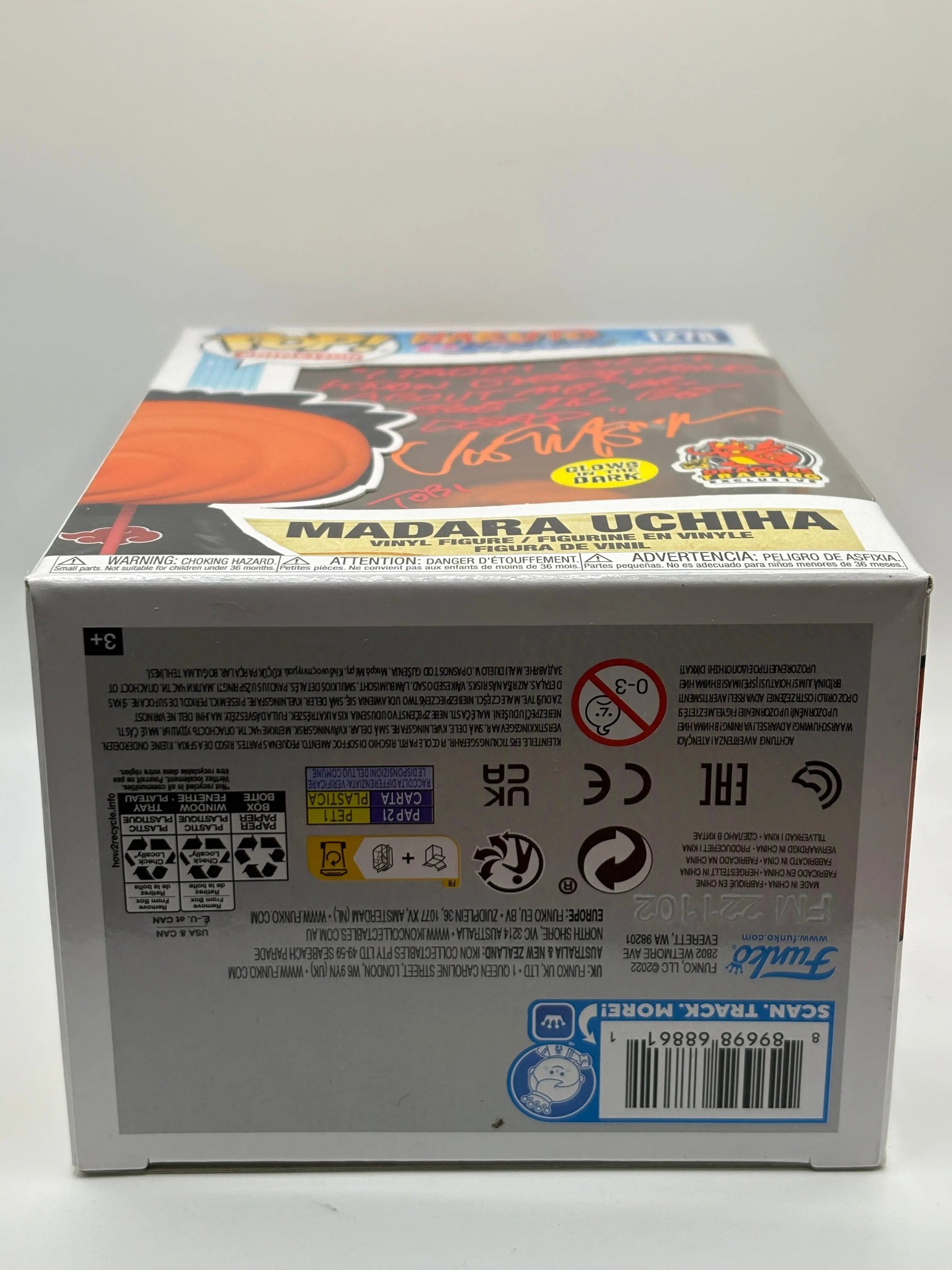 Funko POP! Naruto #1278 Madara Uchiha Signed JSA Certification Exclusive FRENLY BRICKS - Open 7 Days