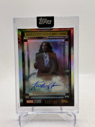 Topps Marvel Studios The Collector Agatha Harkness Kathryn Hahn Auto /100