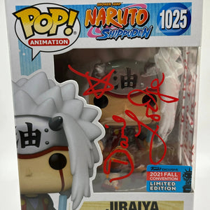 Funko POP! Naruto Shippuden #1025 Jiraiya 2021 Fall Signed PSA Certificate FRENLY BRICKS - Open 7 Days