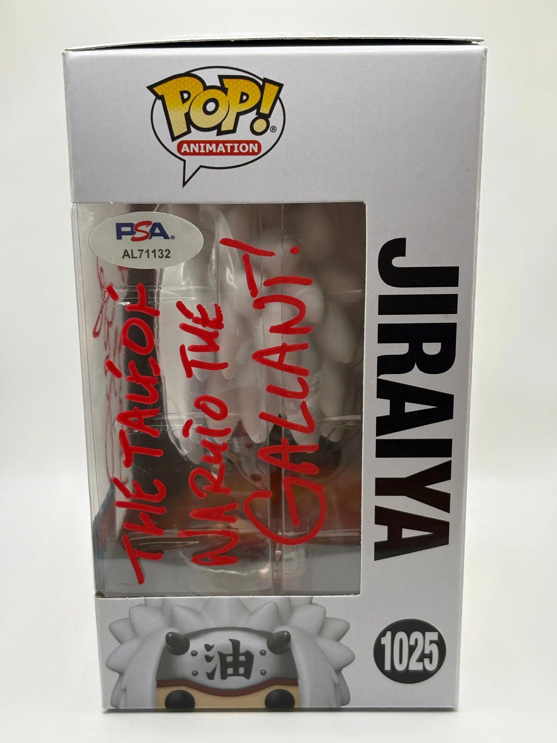 Funko POP! Naruto Shippuden #1025 Jiraiya 2021 Fall Signed PSA Certificate FRENLY BRICKS - Open 7 Days