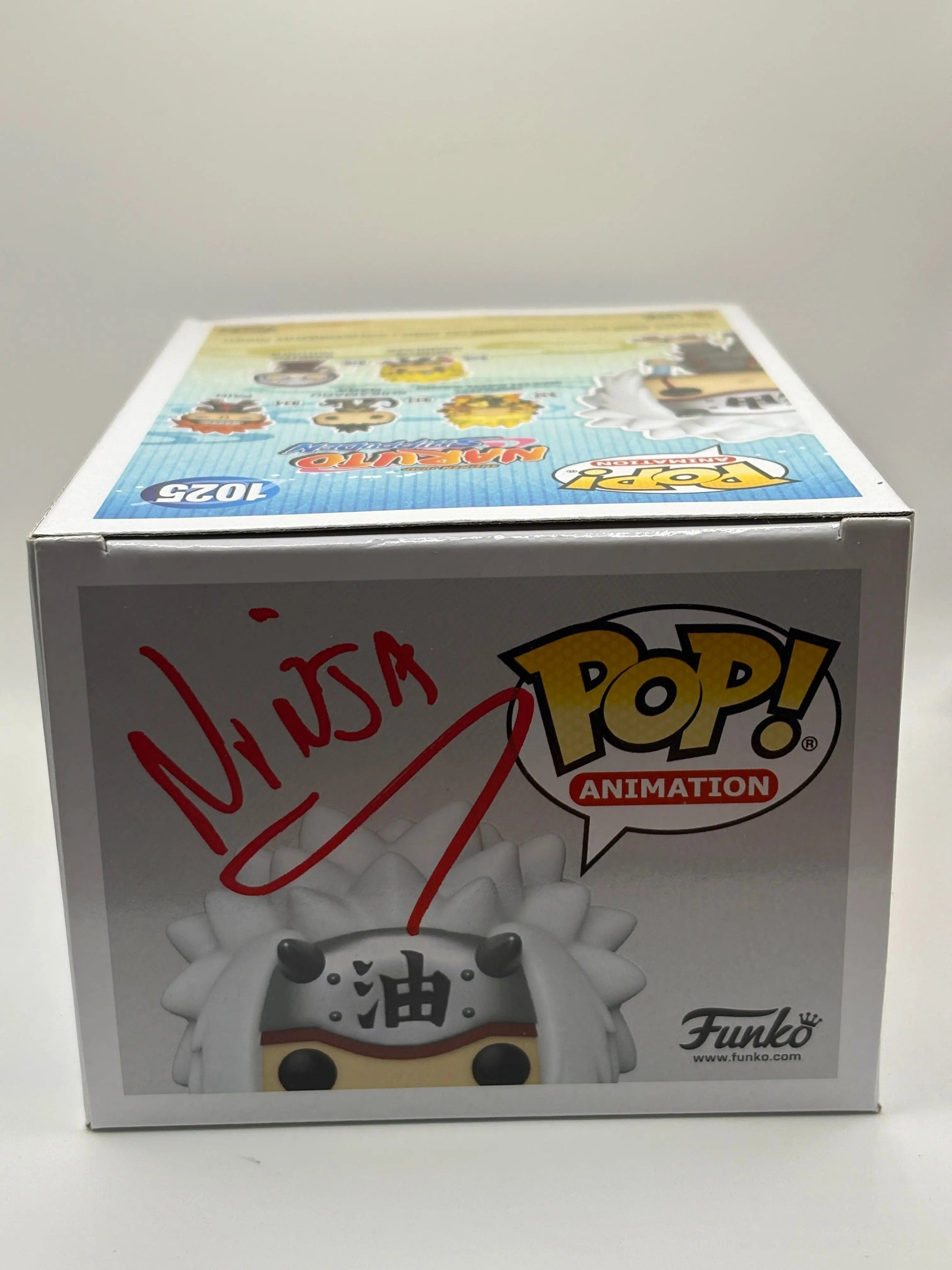 Funko POP! Naruto Shippuden #1025 Jiraiya 2021 Fall Signed PSA Certificate FRENLY BRICKS - Open 7 Days