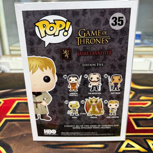 Funko Pop! Game of Thrones Jaime Lannister Gold Hand #35 FRENLY BRICKS - Open 7 Days