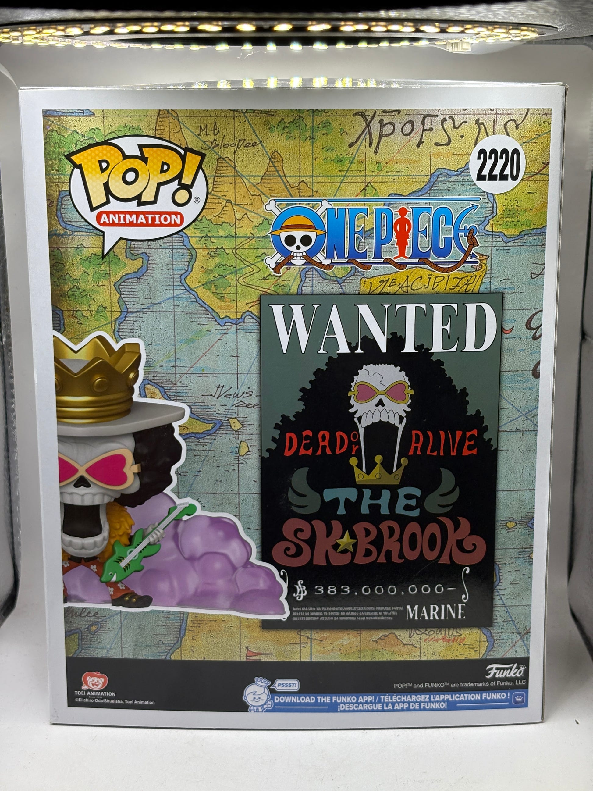 Funko POP! Animation One Piece #2220 Brook Wanted Poster image 3