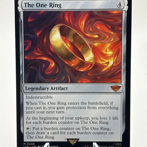 Magic The Gathering Lord of the Rings - The One Ring M #0246 LTR NM FRENLY BRICKS - Open 7 Days