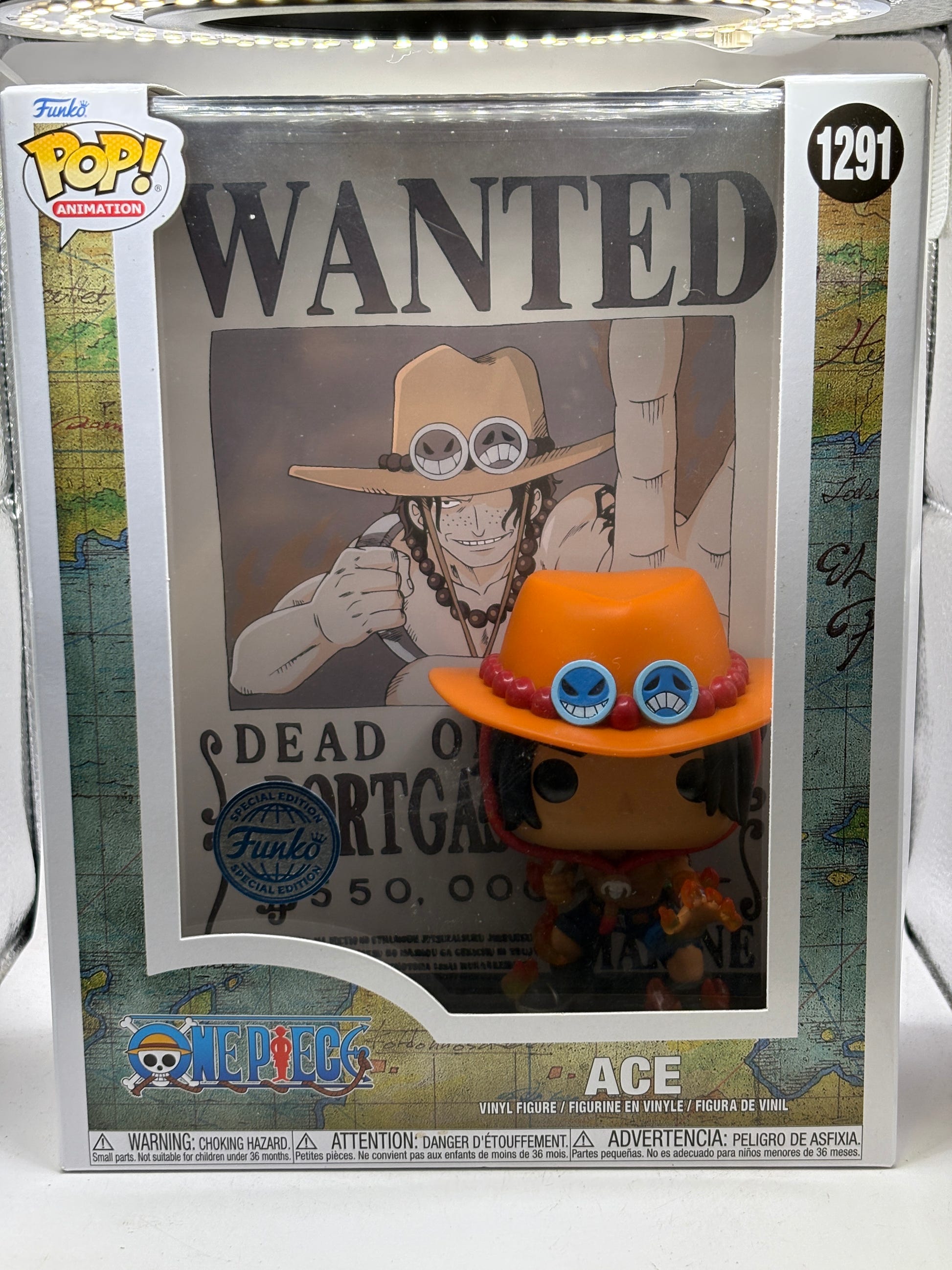Funko POP! Animation One Piece #1291 Ace Special Edition Wanted Poster image 1