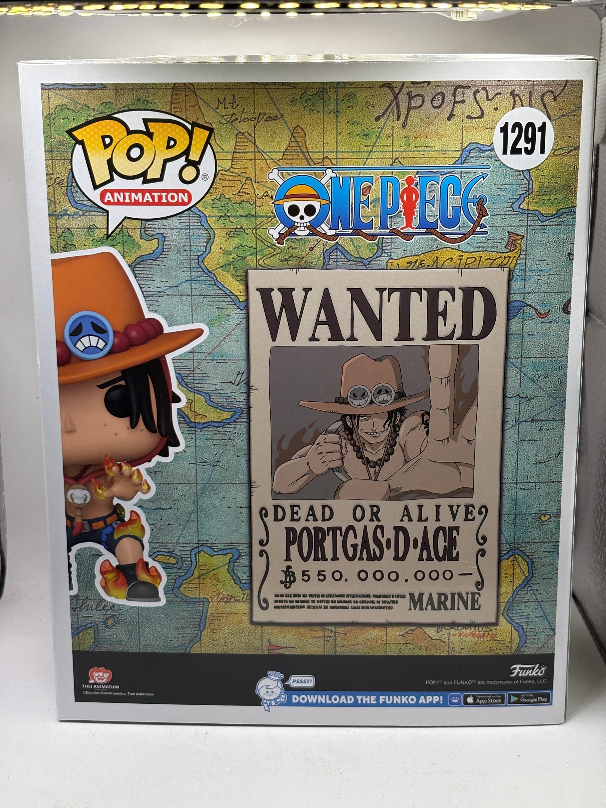 Funko POP! Animation One Piece #1291 Ace Special Edition Wanted Poster image 3