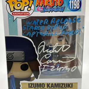 Funko POP! Naruto Shippuden #1198 Izumo Kamizuki Signed JSA Certification FRENLY BRICKS - Open 7 Days