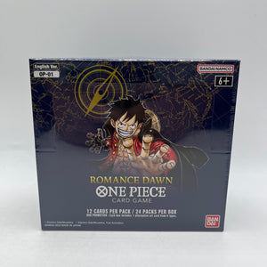 OP-01 Romance Dawn Booster (Box Blue Bottom) Sealed One Piece Card Game - NEW FRENLY BRICKS - Open 7 Days