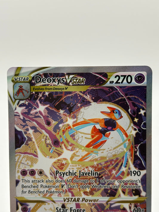 Pokemon TCG Crown Zenith - Deoxys VSTAR GG46/GG70 NM FRENLY BRICKS - Open 7 Days