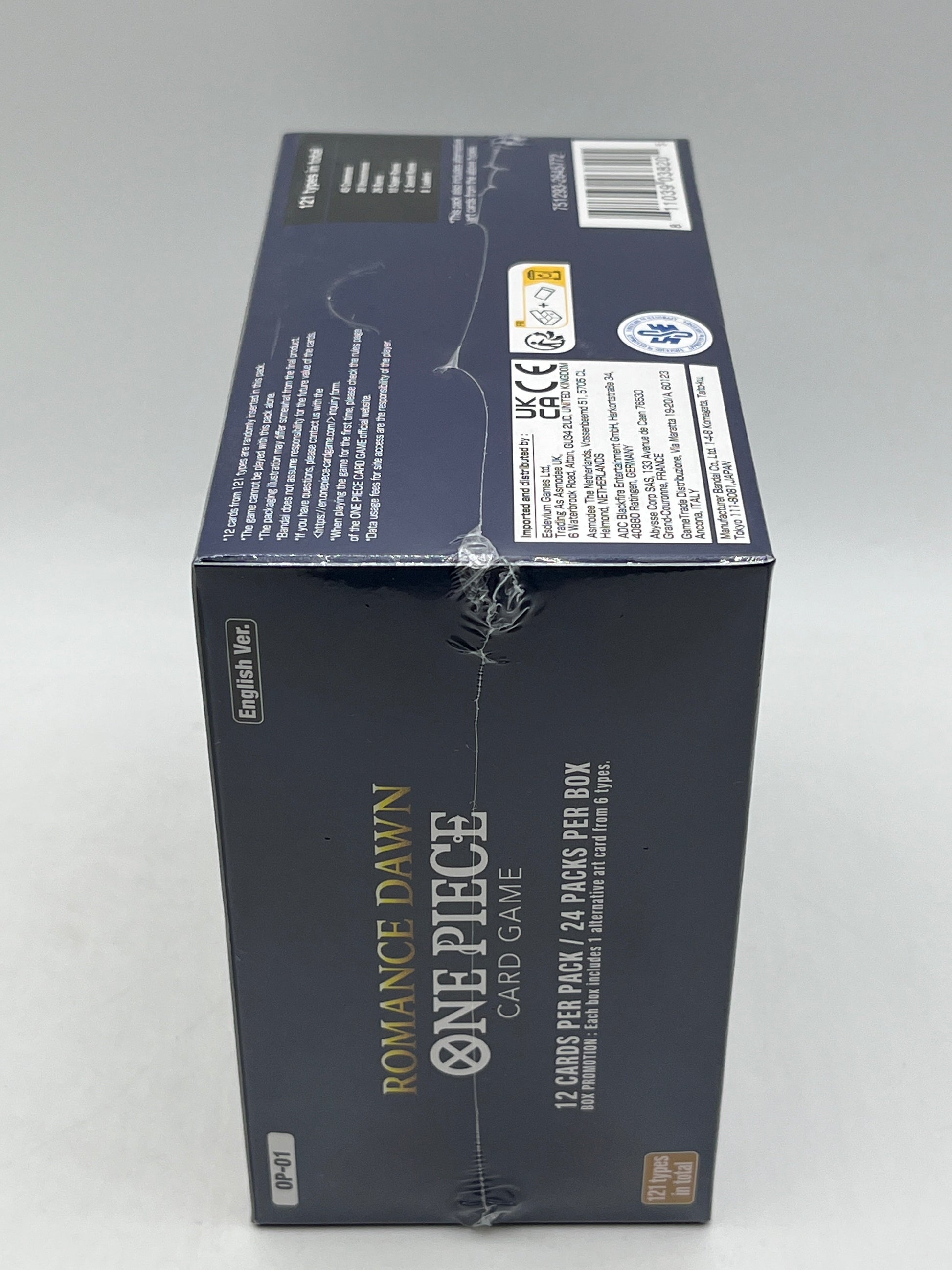 OP-01 Romance Dawn Booster (Box Blue Bottom) Sealed One Piece Card Game - NEW FRENLY BRICKS - Open 7 Days