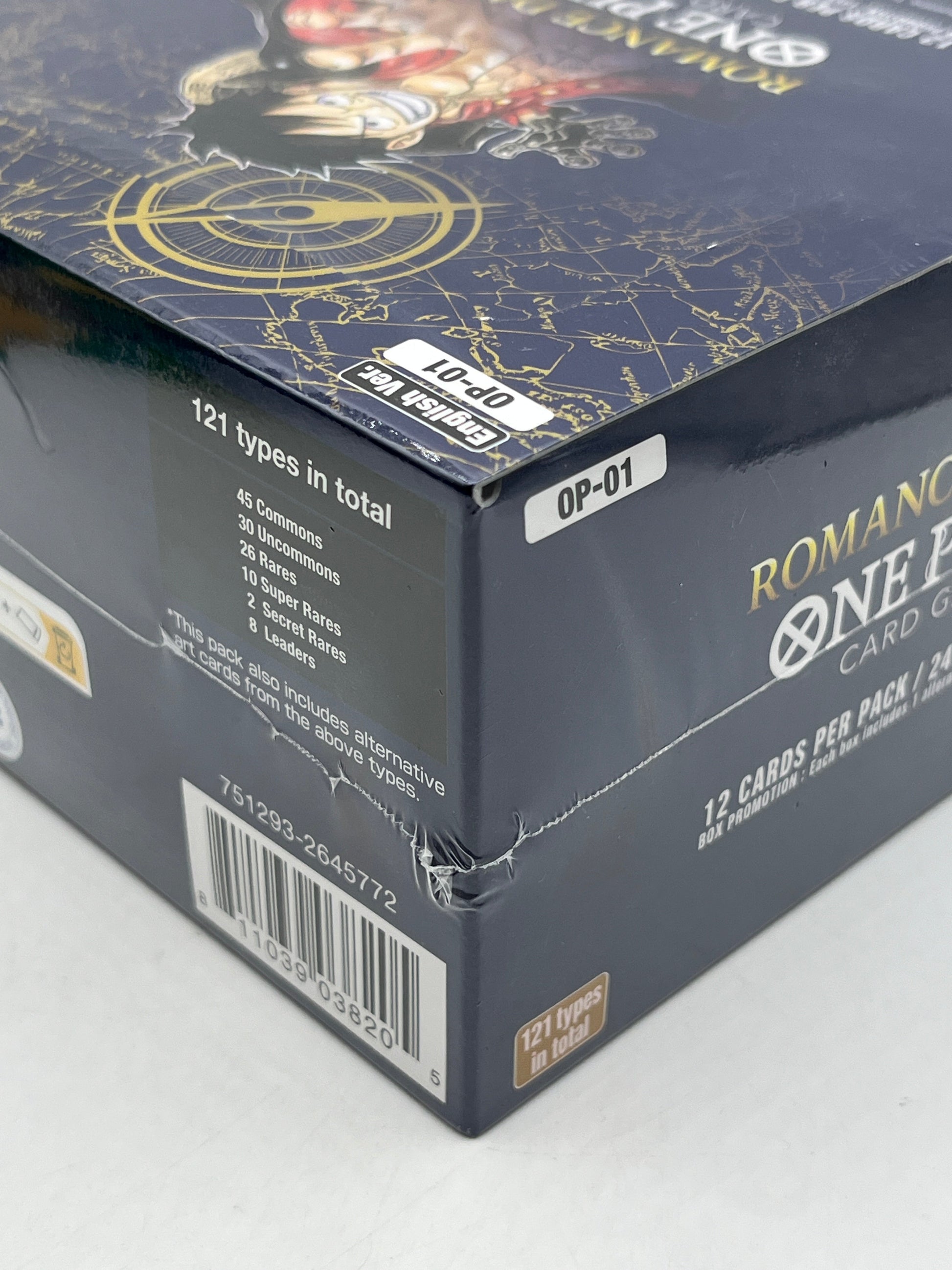 OP-01 Romance Dawn Booster (Box Blue Bottom) Sealed One Piece Card Game - NEW FRENLY BRICKS - Open 7 Days