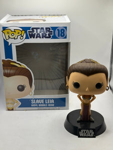 Funko POP! Star Wars #18 Slave Leia 2012 Vinyl Bobble Head * NO MOULD*