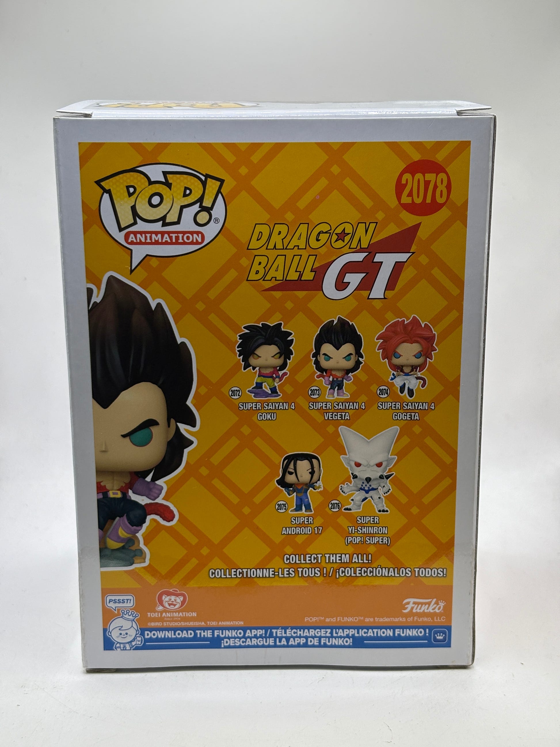 Funko POP! Animation Dragon Ball GT #2078 Super Saiyan 4 Vegeta Flocked image 3