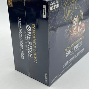 OP-01 Romance Dawn Booster (Box Blue Bottom) Sealed One Piece Card Game - NEW FRENLY BRICKS - Open 7 Days