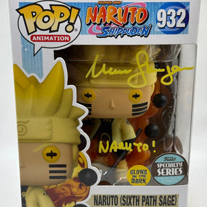Funko POP! Naruto Shippuden #932 Naruto Sixth Path Signed JSA Certified FRENLY BRICKS - Open 7 Days