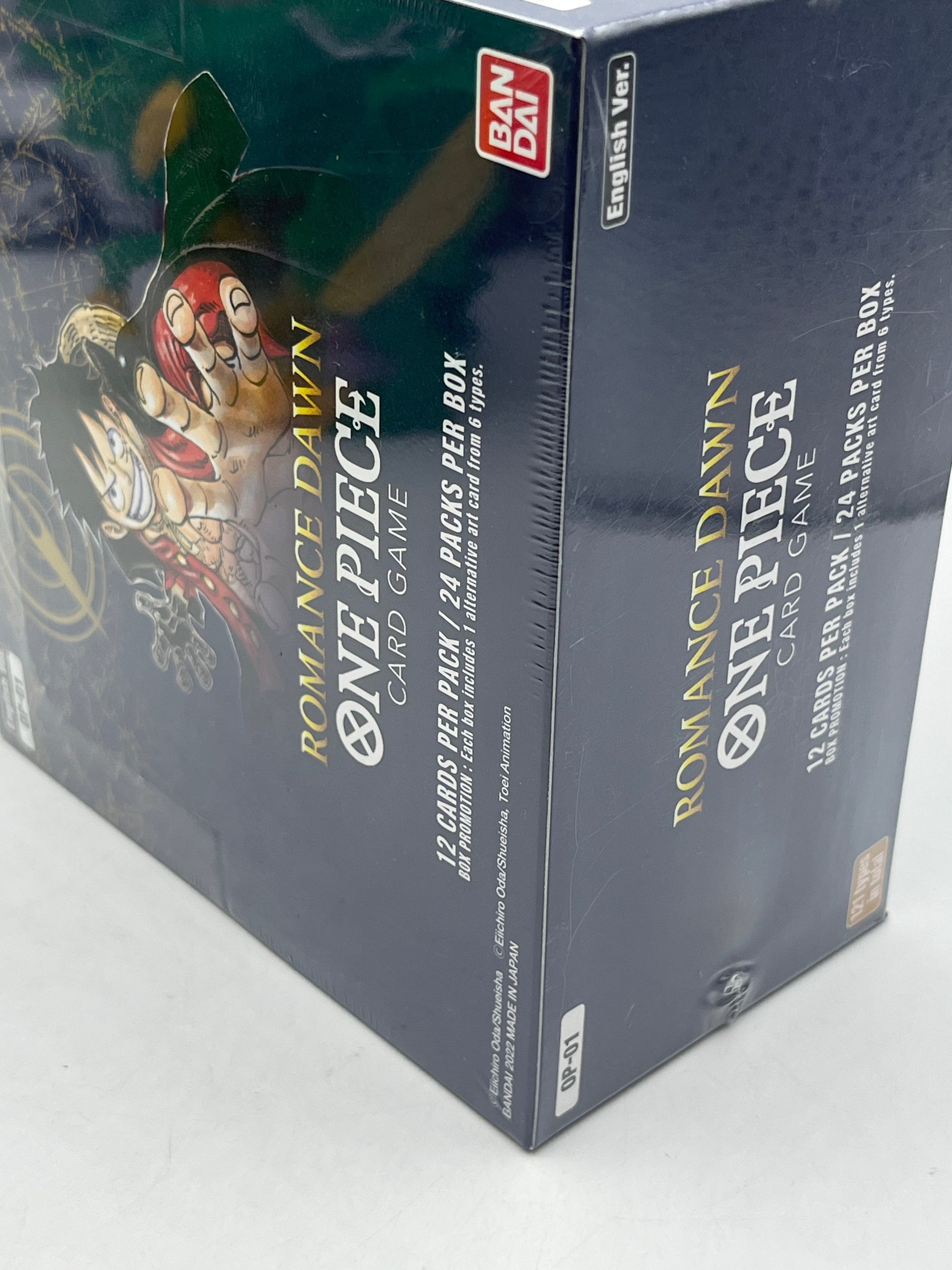 OP-01 Romance Dawn Booster (Box Blue Bottom) Sealed One Piece Card Game - NEW FRENLY BRICKS - Open 7 Days