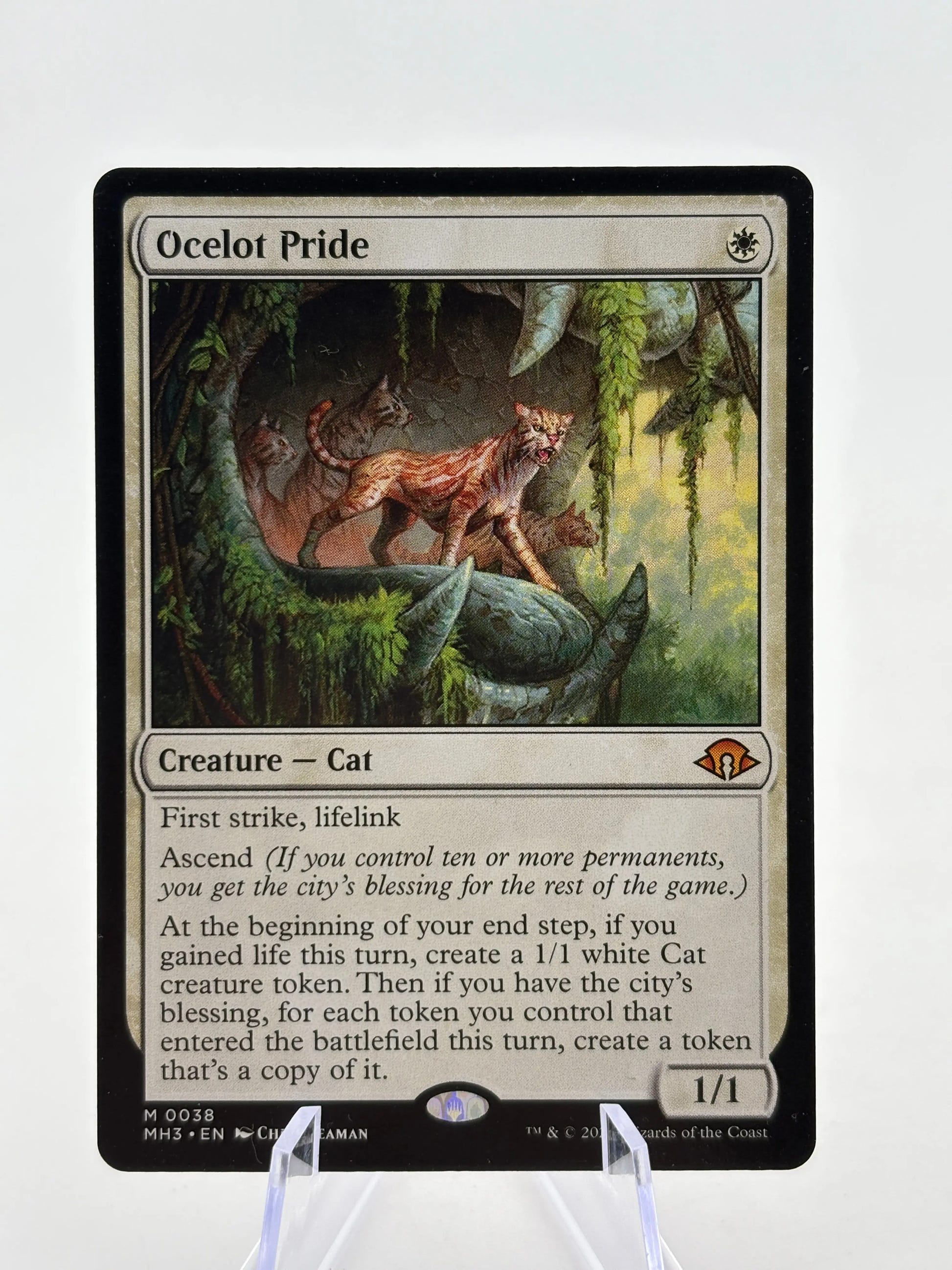 Magic the Gathering - Modern Horizons 3 Ocelot Pride Mythic 0038 LP FRENLY BRICKS - Open 7 Days image 1