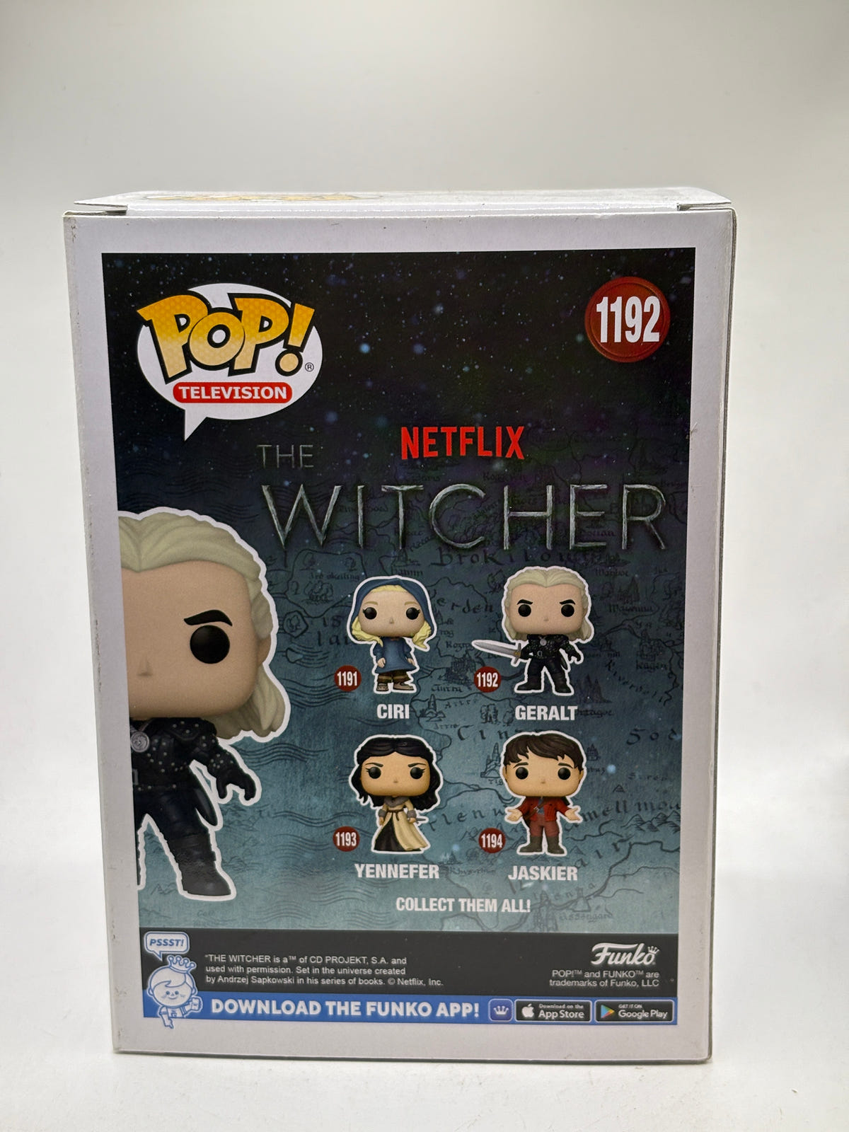 Funko POP! Television Witcher #1192 Geralt Vinyl Figure image 2