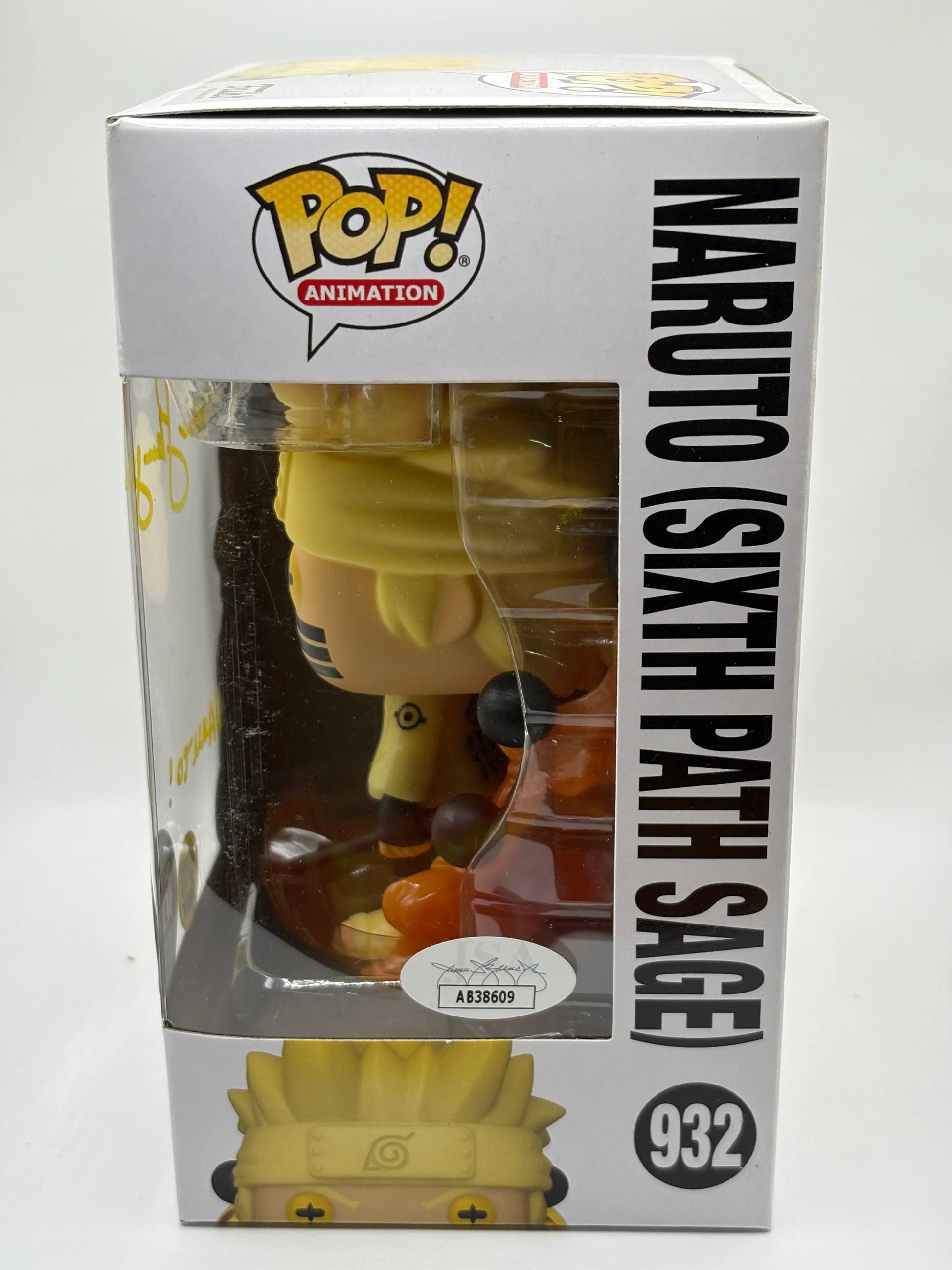 Funko POP! Naruto Shippuden #932 Naruto Sixth Path Signed JSA Certified FRENLY BRICKS - Open 7 Days