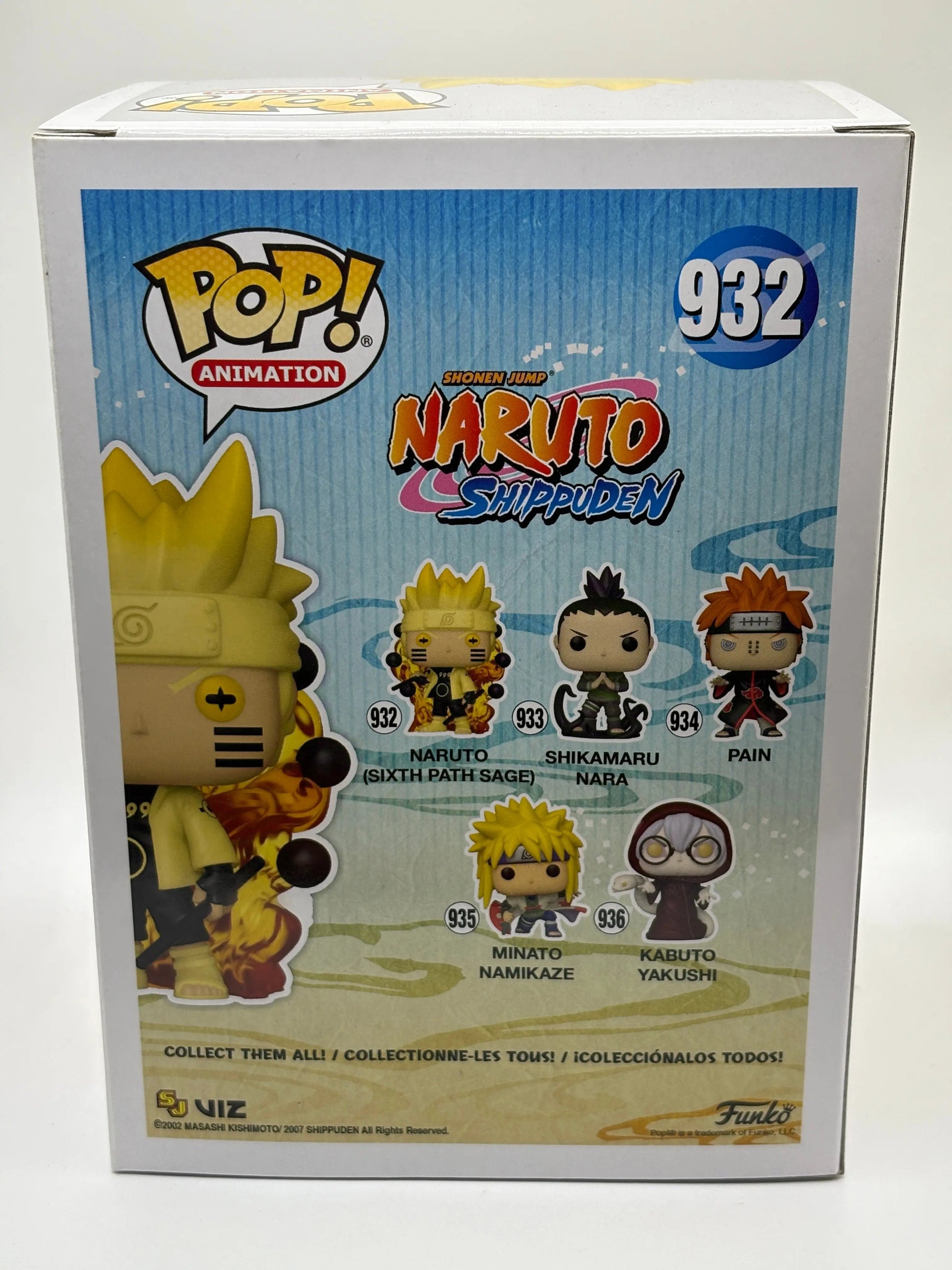Funko POP! Naruto Shippuden #932 Naruto Sixth Path Signed JSA Certified FRENLY BRICKS - Open 7 Days