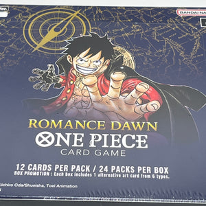 OP-01 Romance Dawn Booster (Box Blue Bottom) Sealed One Piece Card Game - NEW FRENLY BRICKS - Open 7 Days
