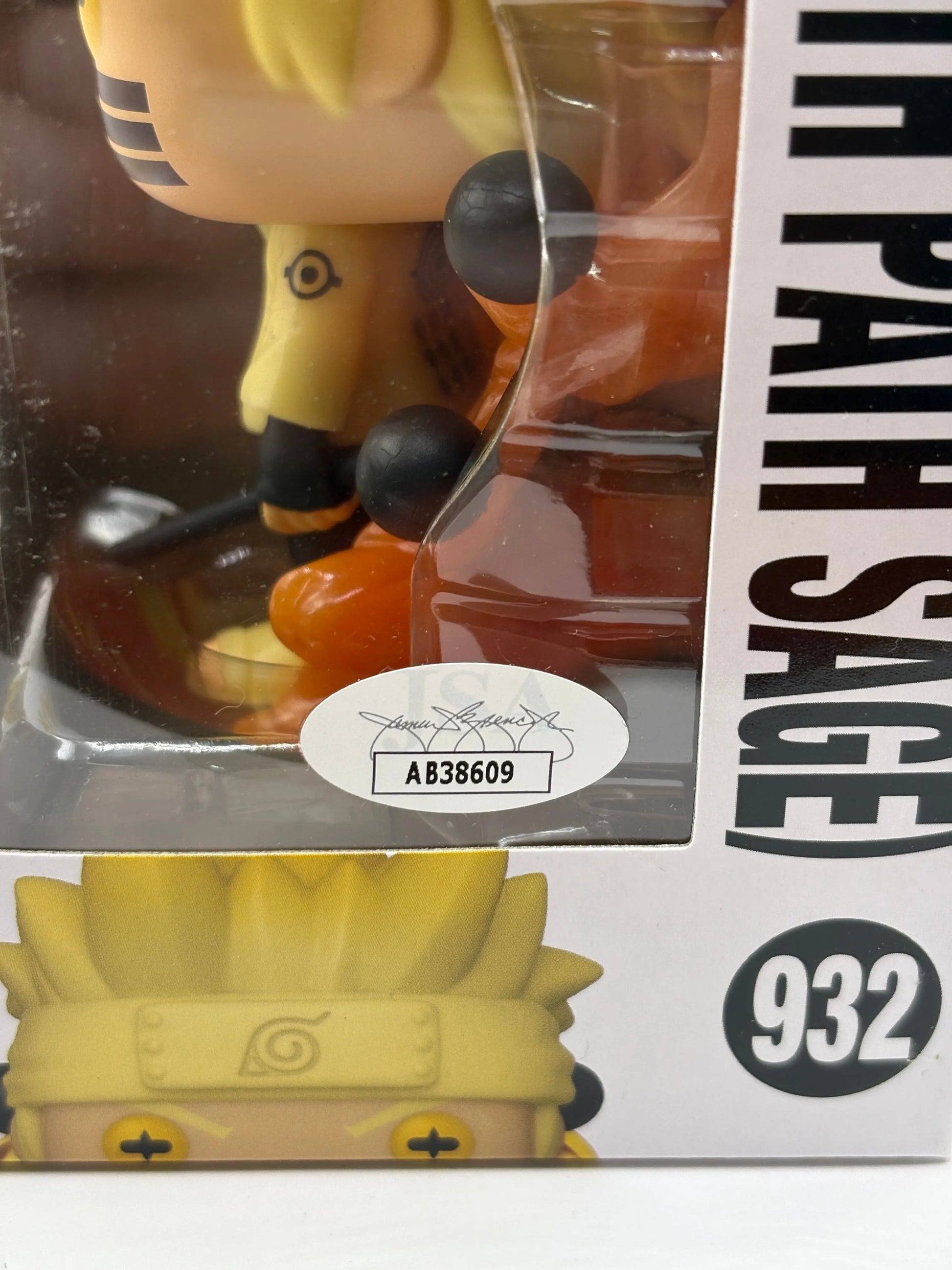 Funko POP! Naruto Shippuden #932 Naruto Sixth Path Signed JSA Certified FRENLY BRICKS - Open 7 Days