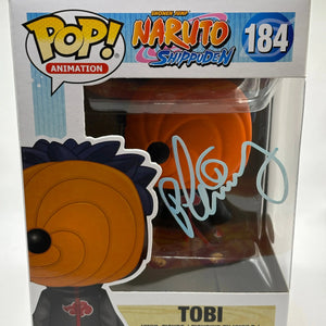 Funko POP! Animation Naruto Shippuden #184 Tobi Signed JSA Certified FRENLY BRICKS - Open 7 Days