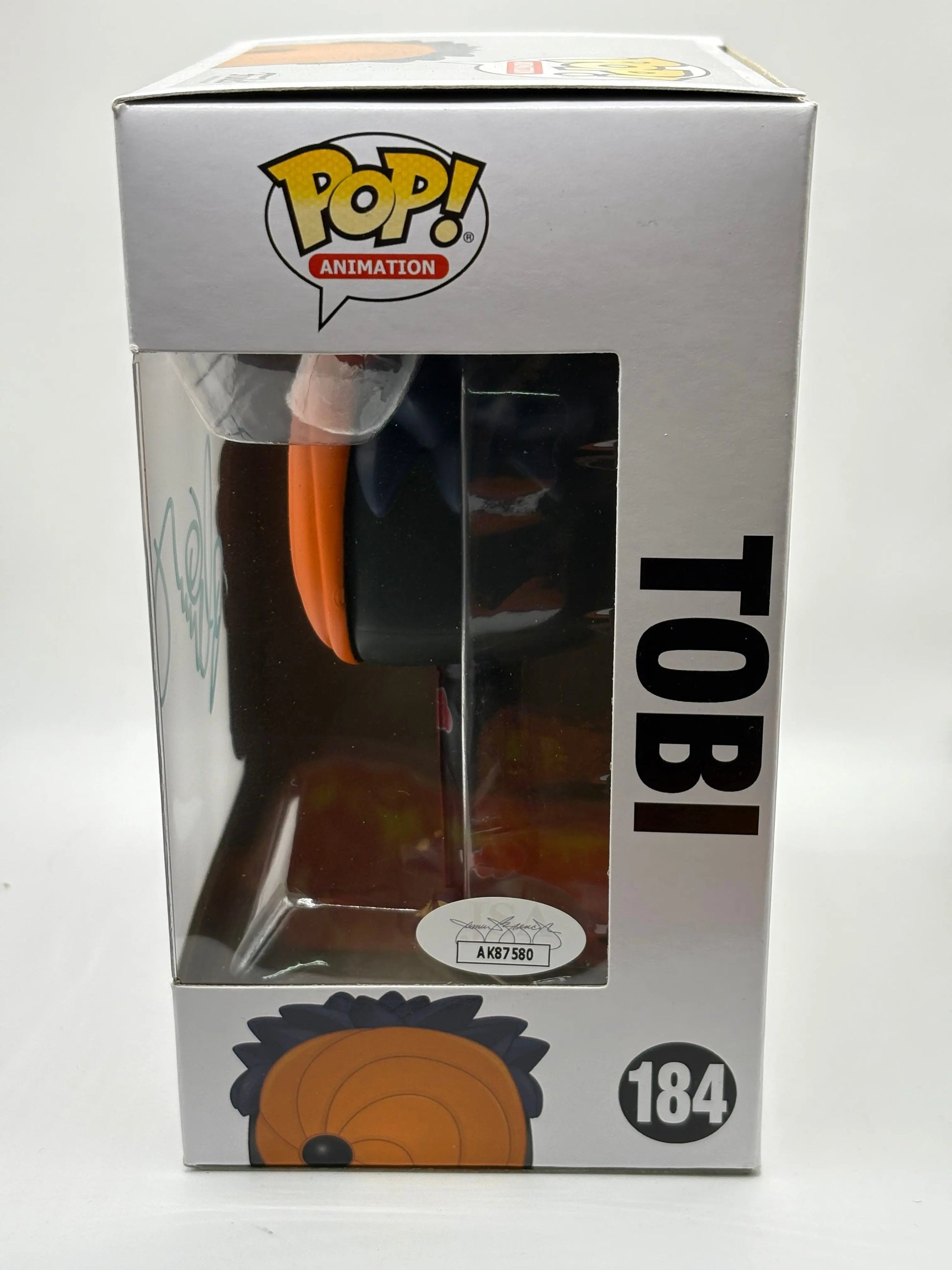 Funko POP! Animation Naruto Shippuden #184 Tobi Signed JSA Certified FRENLY BRICKS - Open 7 Days