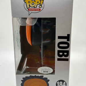 Funko POP! Animation Naruto Shippuden #184 Tobi Signed JSA Certified FRENLY BRICKS - Open 7 Days
