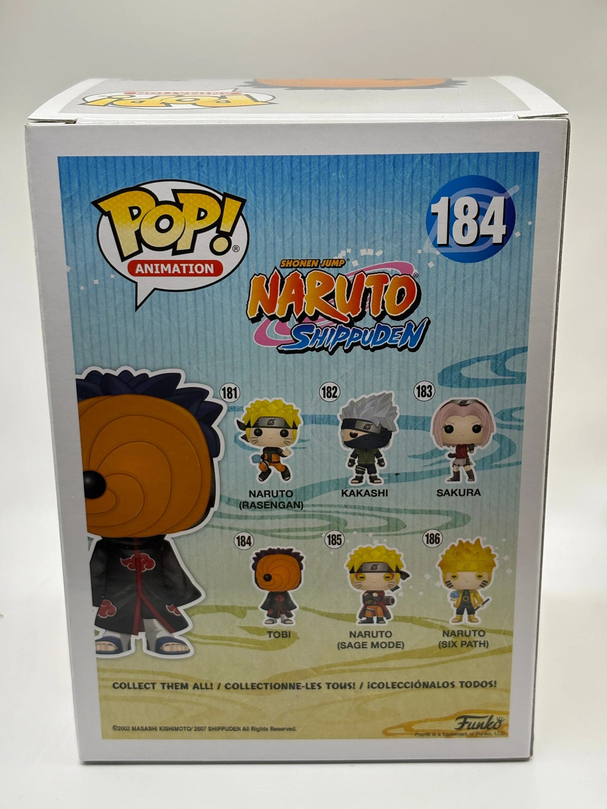 Funko POP! Animation Naruto Shippuden #184 Tobi Signed JSA Certified FRENLY BRICKS - Open 7 Days